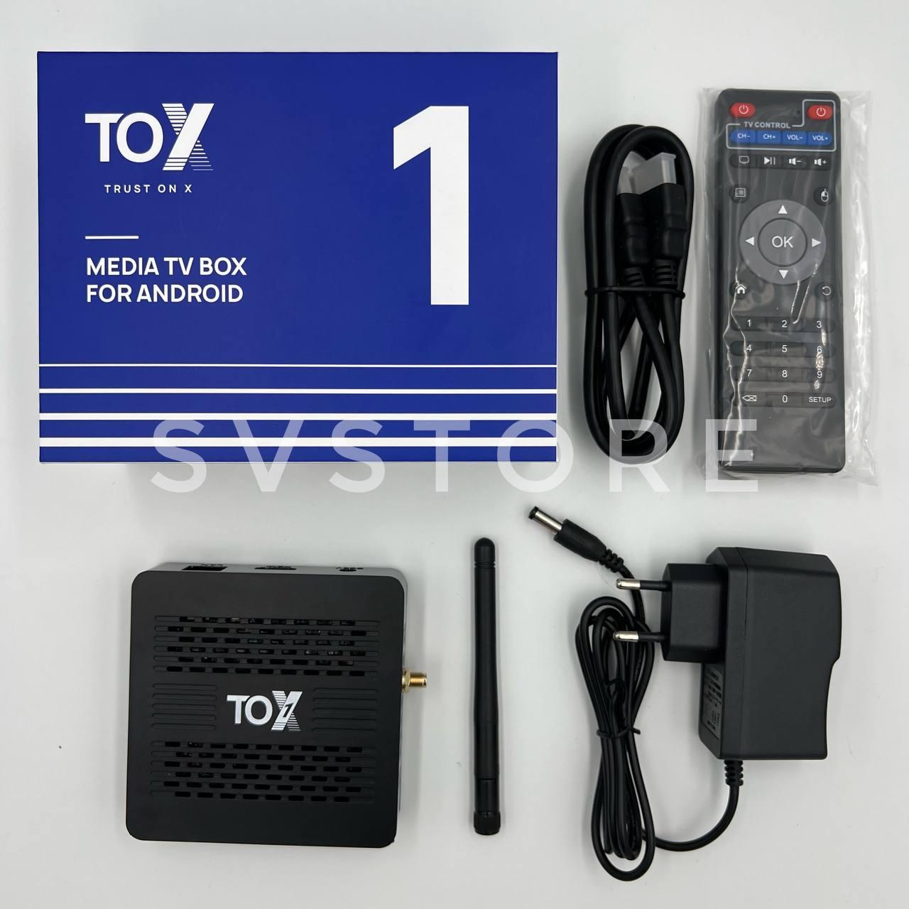 Андроїд приставка для телевізора Smart TV TOX1 4GB/32ГБ
