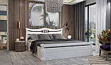 Ліжко "Даллас-ПМ" 180 з підйомним механізмом і великою нішою для зберігання речей, фото 4