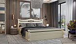 Ліжко "Даллас-ПМ" 160 з підйомним механізмом і великою нішою для зберігання речей, фото 4