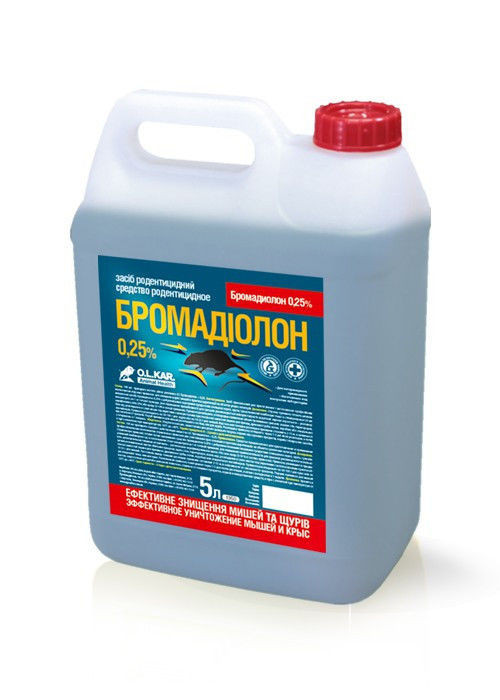 Бромадіолон 0.25% 5 л O.L.KAR