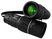 Качественный монокуляр Bushnell 16x52 с двойной фокусировкой оптика Eco-glass и чехлом