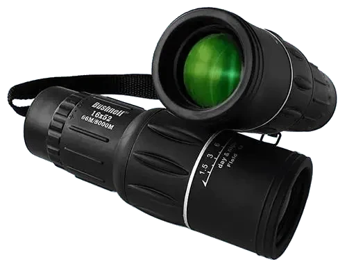 Якісний монокуляр Bushnell 16x52 з подвійним фокусуванням оптика Eco-glass і чохлом