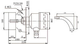 Датчик рівня SE2-10F-AD, 220VAC, фото 3