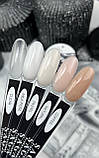 Гель для нарощування Saga Stiff Gel 03 густой гель-желе молочно рожевий, фото 6