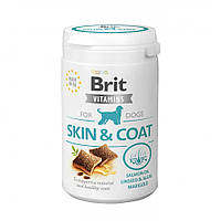 Вітаміни для собак Brit Vitamins Skin and Coat для шкіри і шерсті, 150 г