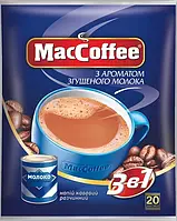 Кава МакКофе MacCoffee Згущене Молоко 3в1 розчинна 20 пакетиків