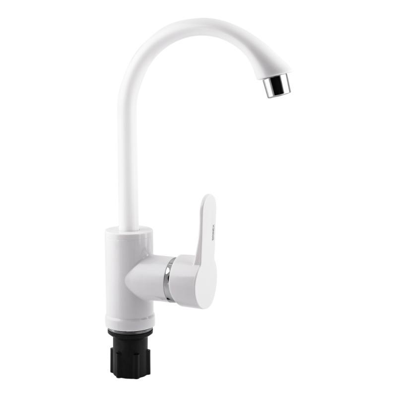 Змішувач для кухні Brinex 40W 007 білий, фото 1