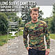 Футболка чоловіча довгий рукав камуфляж WOODLAND LONG SLEEVE T-SHIRT ROTHCO США, фото 6