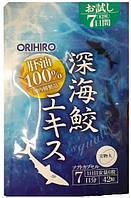 Orihiro Японский Акулий Сквален, 42 капсулы на 7 дней