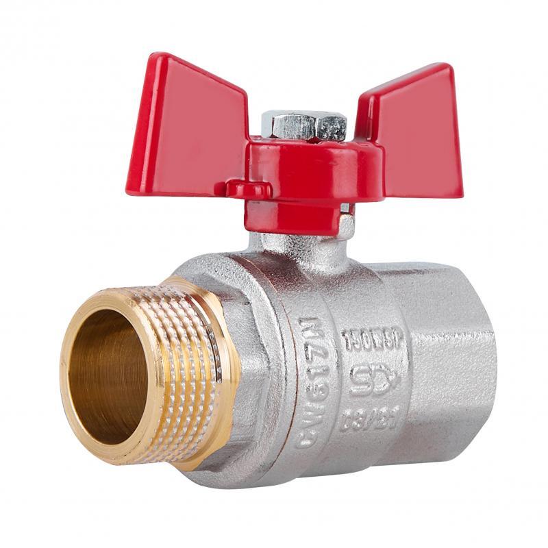 Кран кульовий SD Plus 3/4" ВЗ для води (метелик) SD607NW20PN40, фото 1