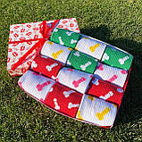 Великий подарунковий набір чоловічих шкарпеток на 12 пар 40-45 р якісні та прикольні, яскраві та гарні, високі, фото 2