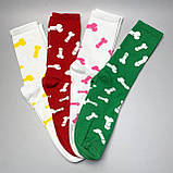 Великий подарунковий набір чоловічих шкарпеток на 12 пар 40-45 р якісні та прикольні, яскраві та гарні, високі, фото 3
