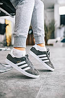 Adidas Gazelle Dark Grey кроссовки и кеды высокое качество Размер 43