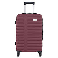 Середня валіза туристична практична з ABS пластику M Semi Line 22" на 47 л для поїздок 60x38x25 см MS