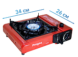 Портативна газова плита Projegaz jy-500A ТУРЕЧЧИНА Газовий балон у подарунок!, фото 4