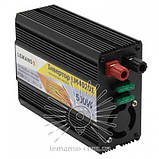 Інвертор чорний корпус Lemanso з 12VDC до 230 V AC 500 W 600 VA модифікована синусоїда LM40201, фото 2