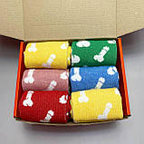 Гарний подарунковий чоловічий набір шкарпеток на 12 пар 40-45 р якісні та демісезонні, повсякденні та високі, фото 7