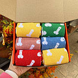 Гарний подарунковий чоловічий набір шкарпеток на 12 пар 40-45 р якісні та демісезонні, повсякденні та високі, фото 9