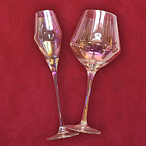 Великі келихи для червоного вина 660 мл хамелеон Фарба сучасні стильні оригінальний посуд на подарунок, фото 2