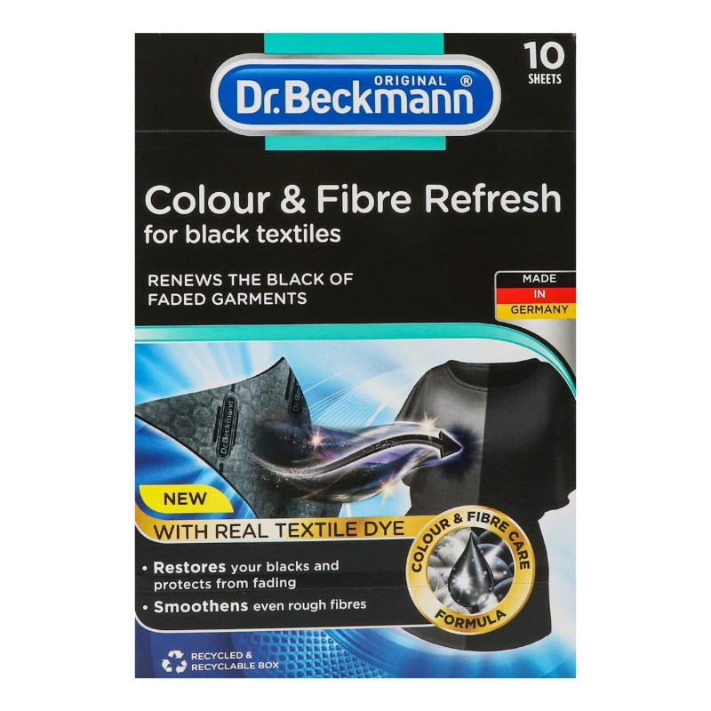 Серветки для оновлення чорного кольору і тканини 2в1 10 шт. Dr. Beckmann