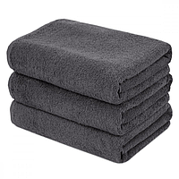 Рушник махровий Туреччина Hotel Basic графіт 90*150 450 г/м2