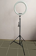 Профессиональная кольцевая лампа LED RL-14 mini, диаметр 36 см, со штативом 1.8 м