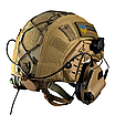 Комплект Шолом тактичний FAST Helmet NIJ IIIA + Навушники Earmor M32H MOD3 + КАВЕР, фото 9