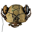 Комплект Шолом тактичний FAST Helmet NIJ IIIA + Навушники Walkers Razor Slim з чебурашкою + кавер мультикам, фото 8