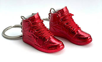 Міні взуття, фінер-шузи, брелок Nike AIR Jordan All Red