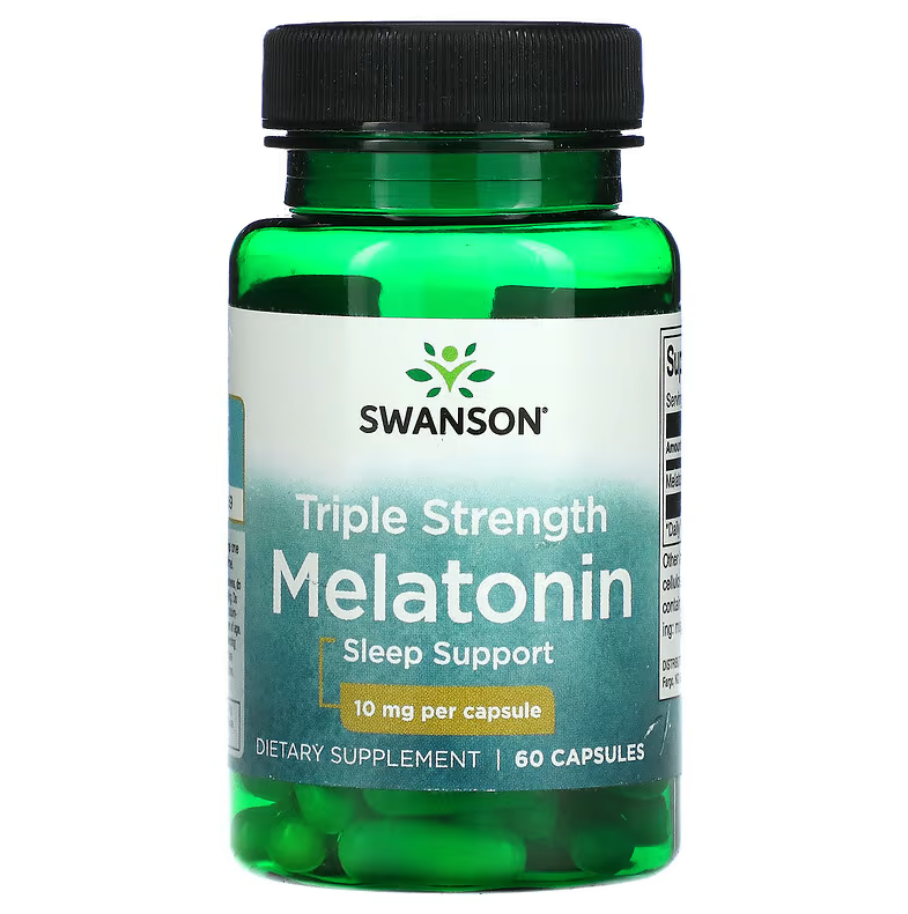 Triple Strength Melatonin 10 мг Swanson 60 капсул