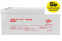 Аккумулятор Logic Power LPM-GL 12V-200 Ah | АКБ 200 Ah | Гелевый аккумулятор Logic Power