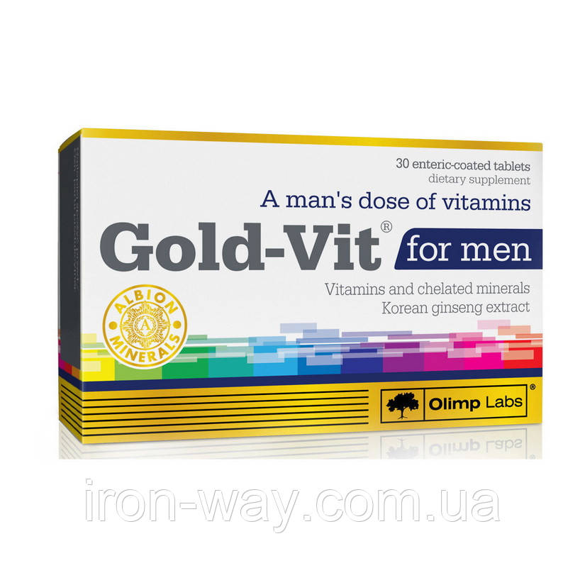 OLIMP Gold-Vit For Men (30 tab), фото 1