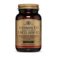 Solgar Vitamin D3 25 mcg (1000 IU) (100 softgels)