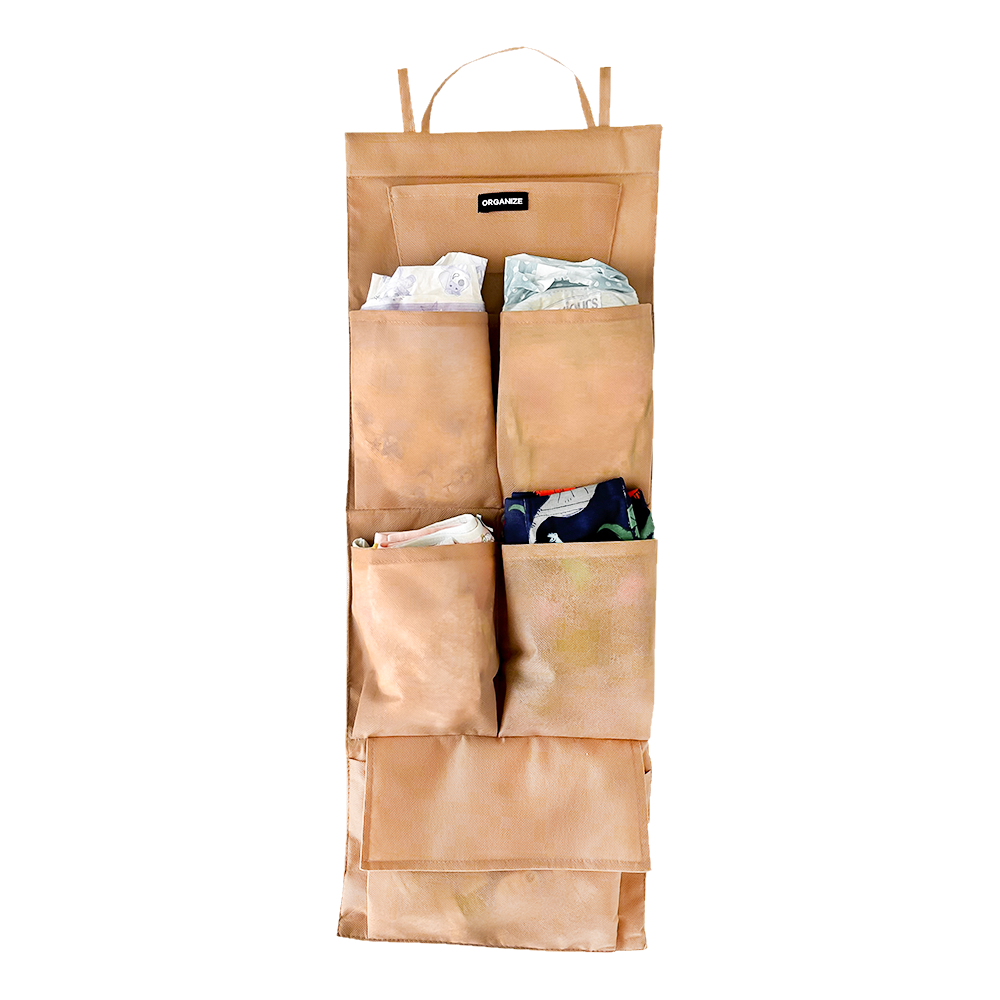 Підвісний органайзер ORGANIZE  для шафки в дитячий сад (бежевий), фото 1