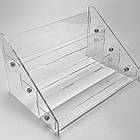 Товарна гірка універсальна на 3 полиці для косметики, лаків, макарун, батончиків 250х150х170мм, фото 5