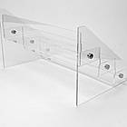 Товарна гірка універсальна на 3 полиці для косметики, лаків, макарун, батончиків 250х150х170мм, фото 2