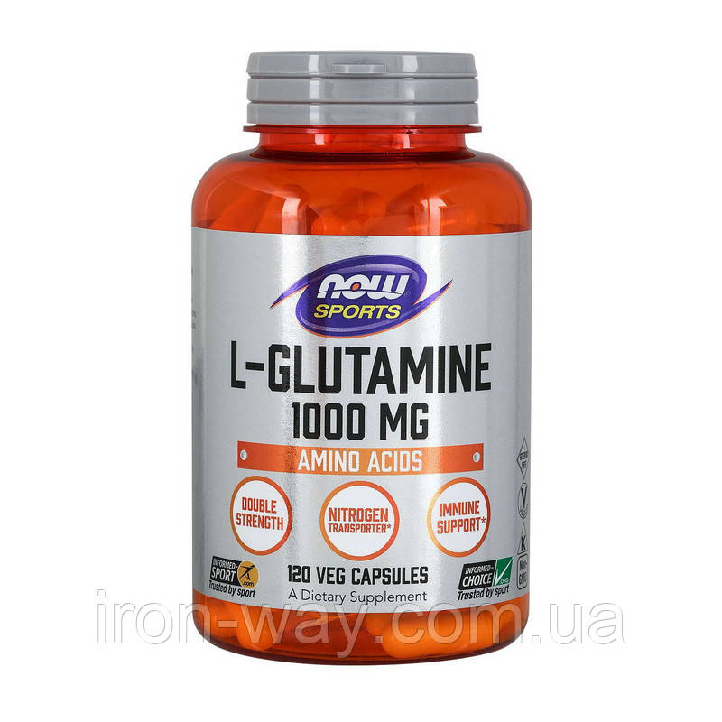 NOW L-Glutamine 1000 mg (120 caps)