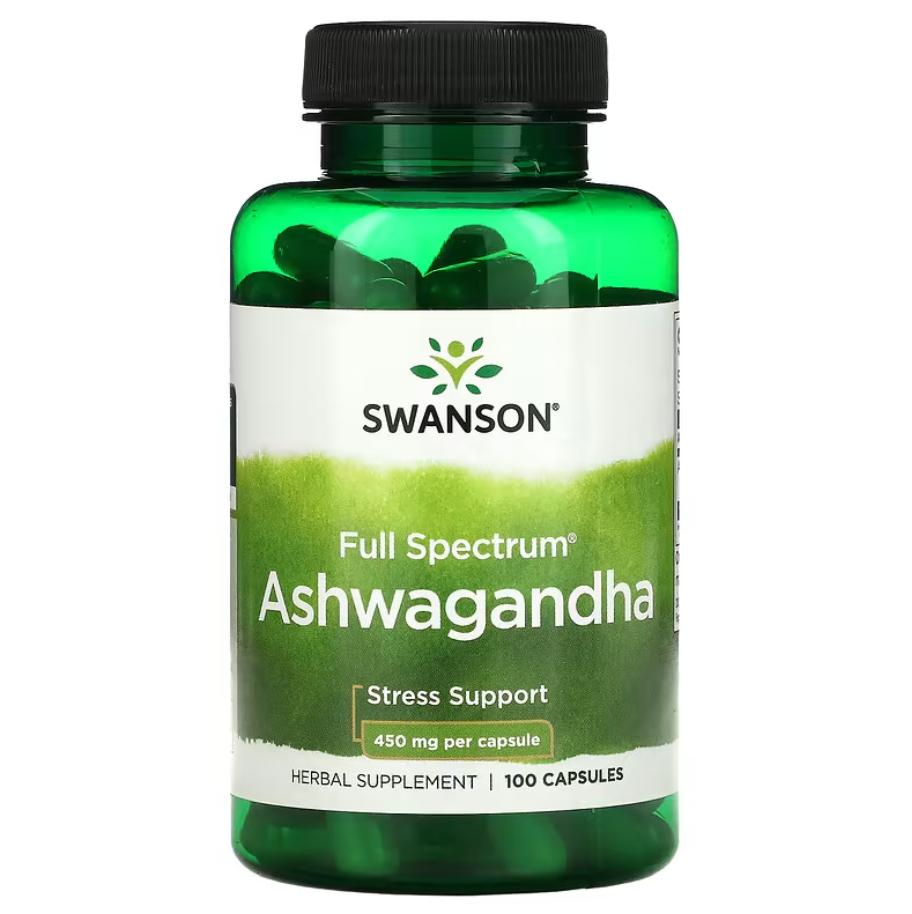 Ashwagandha 450 мг Swanson 100 капсул