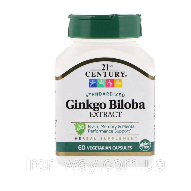 21st Century Ginkgo Biloba (60 veg caps)