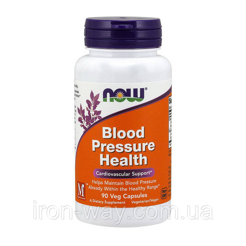 NOW Blood Pressure Health (90 veg caps), фото 1