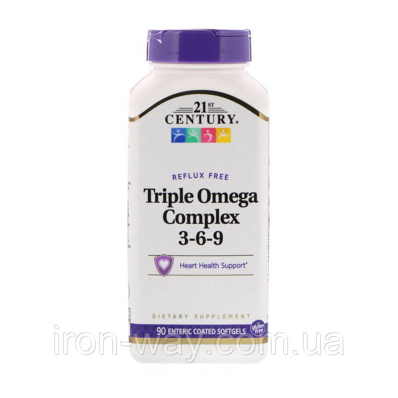 21st Century Triple Omega Complex 3-6-9 (90 softgels)