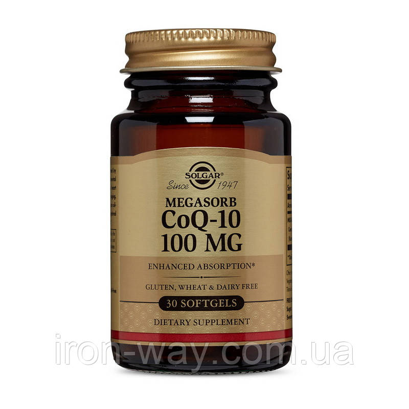 Solgar CoQ10 100 mg megasorb (30 softgels)
