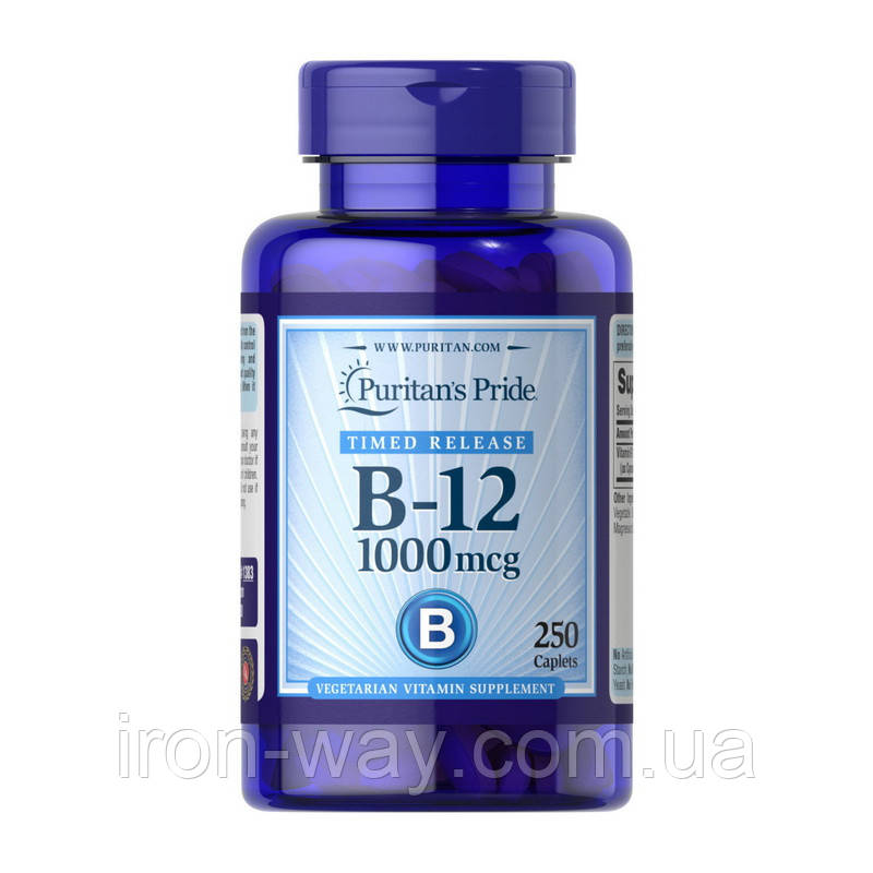 Puritan's Pride Vitamin B-12 1000 mcg Time Release (250 caplets)