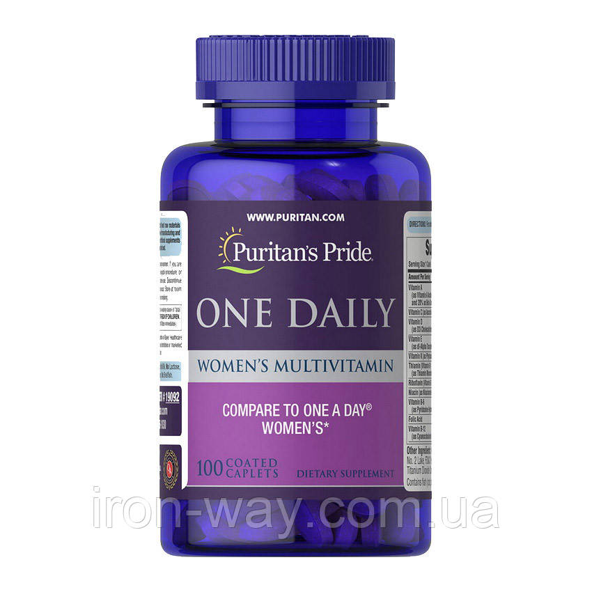 Puritan's Pride One Daily Women's Multivitamin (100 caplets)