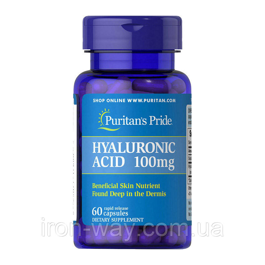 Puritan's Pride Hyaluronic Acid 100 mg (60 capsules)