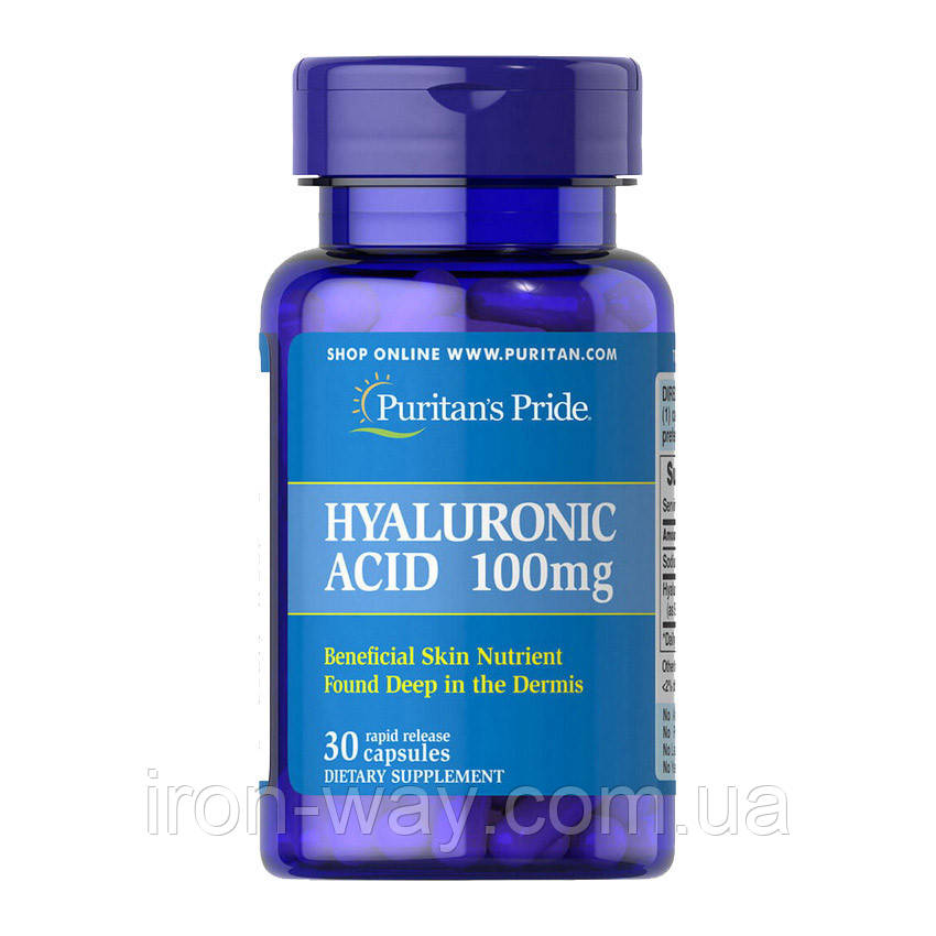 Puritan's Pride Hyaluronic Acid 100 mg (30 capsules)