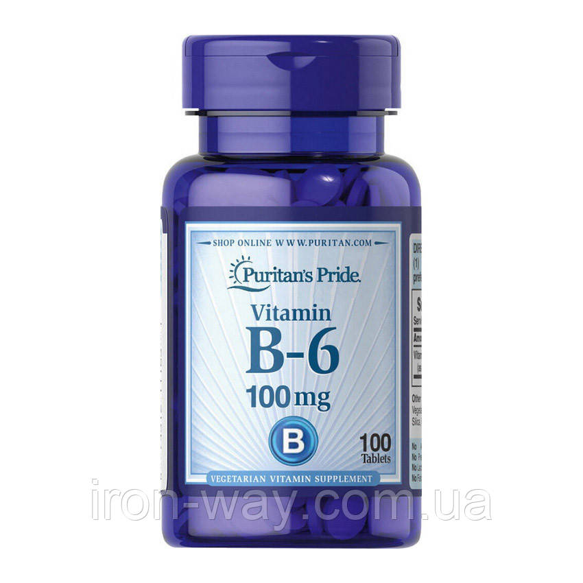 Puritan's Pride Vitamin B-6 100 mg (100 tablets)