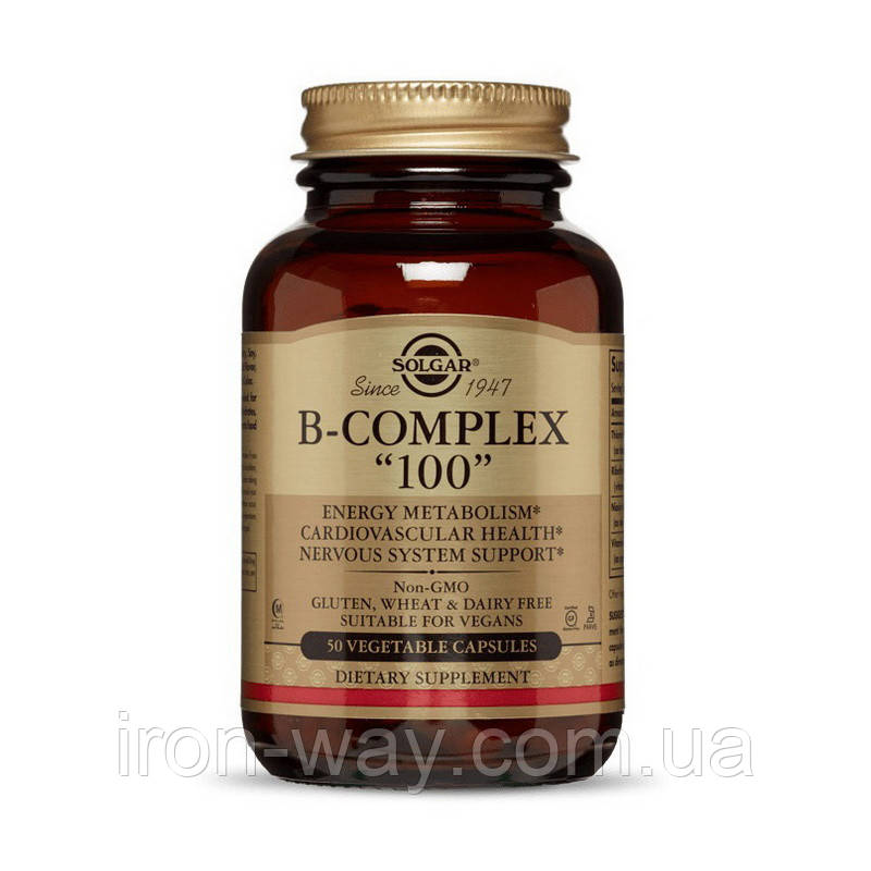 Solgar B-Complex 100 (50 veg caps)