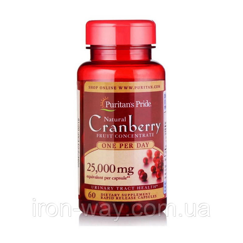 Cranberry 25,000 mg fruit concentrate One Per Day (60 caps)