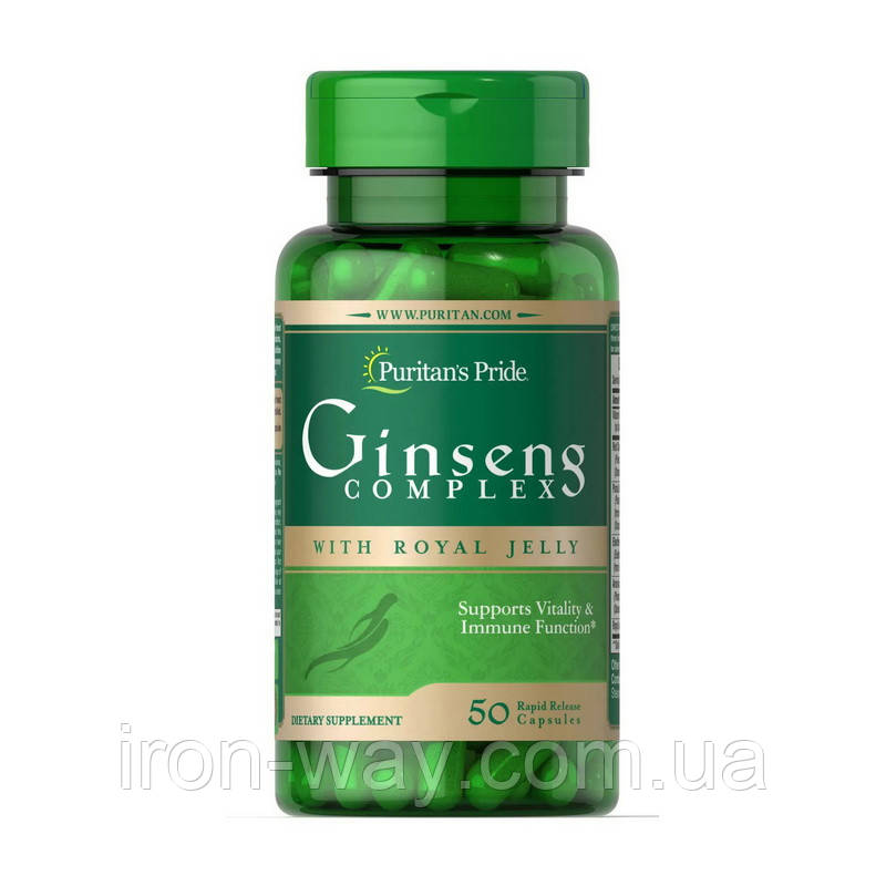 Puritan's Pride Ginseng Complex with Royal Jelly (50 caps)
